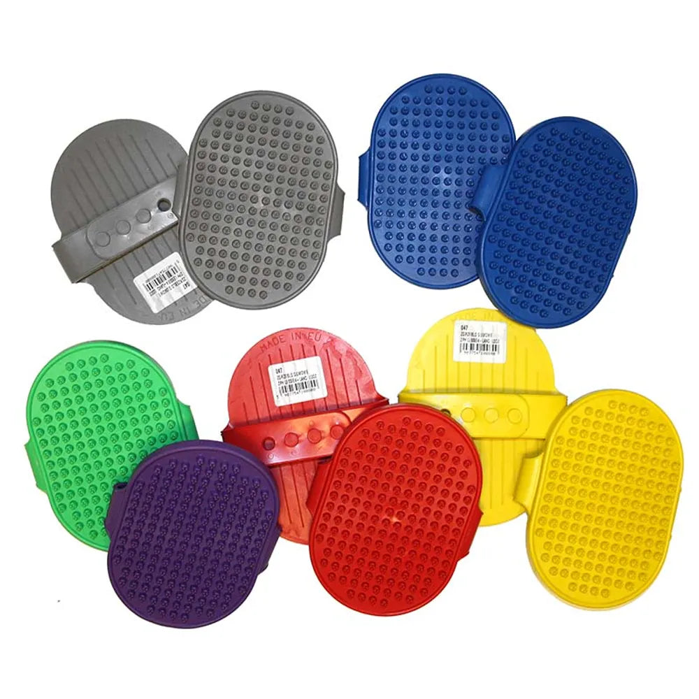 Gúmmíkambar 13x9cm blandaðir litir