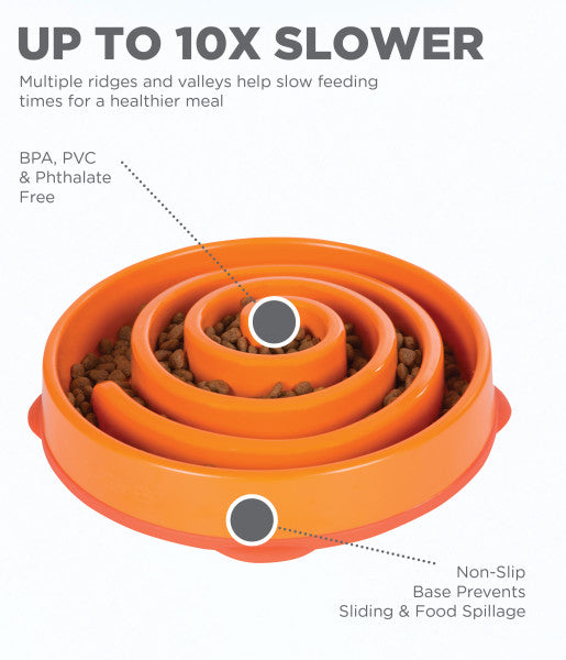 Fun Feeder Swirl Orange large