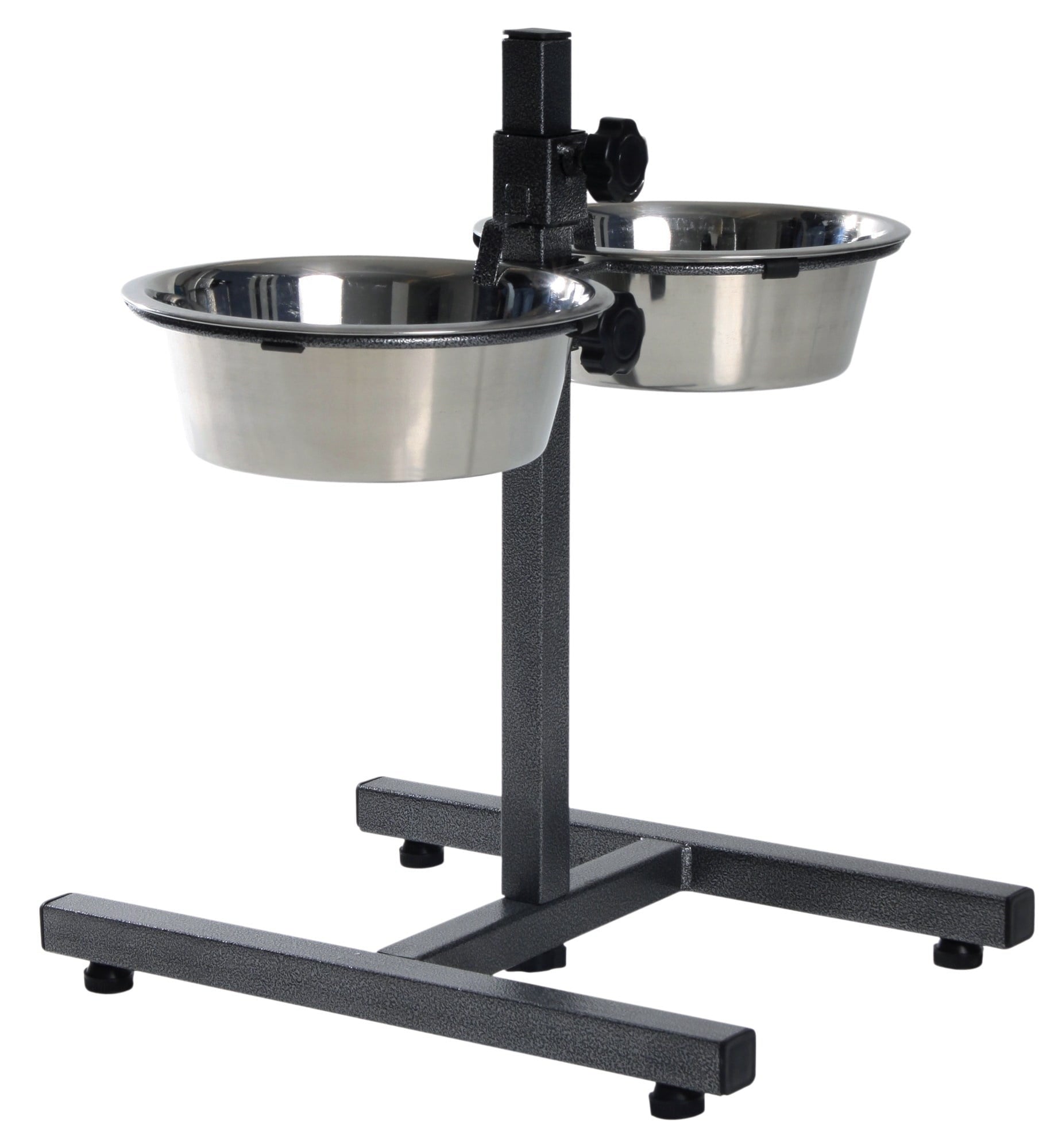 Fóðurskálar á standi