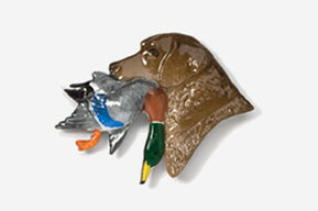 Handmálaðar barmnælur