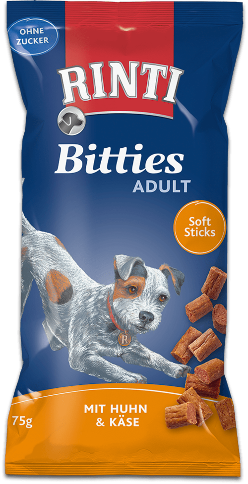 Rinti bitties adult chick+cheese 75gr